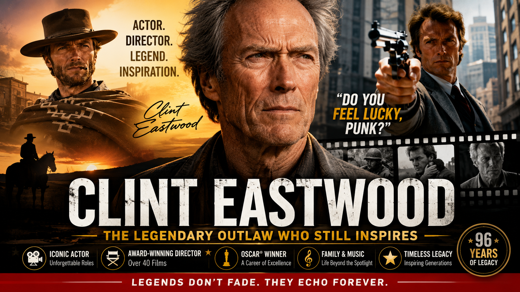 Clint Eastwood at 96: The Hollywood Legend Who Changed Movies Forever