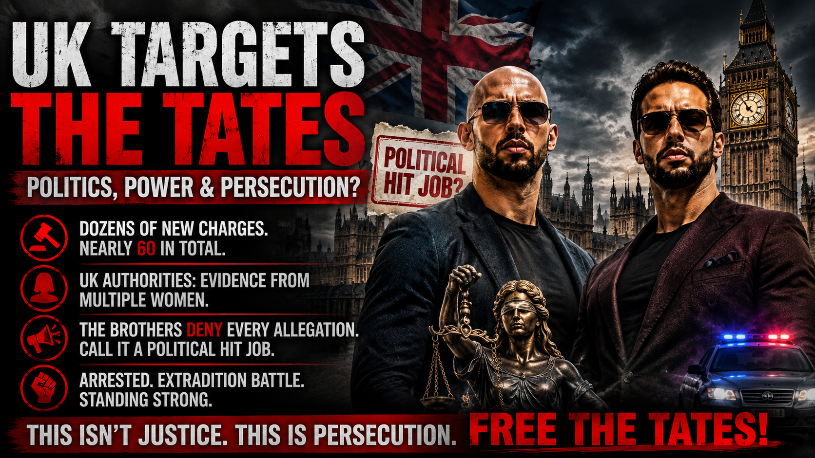 Tate Brothers: Victims of a UK Witch Hunt
