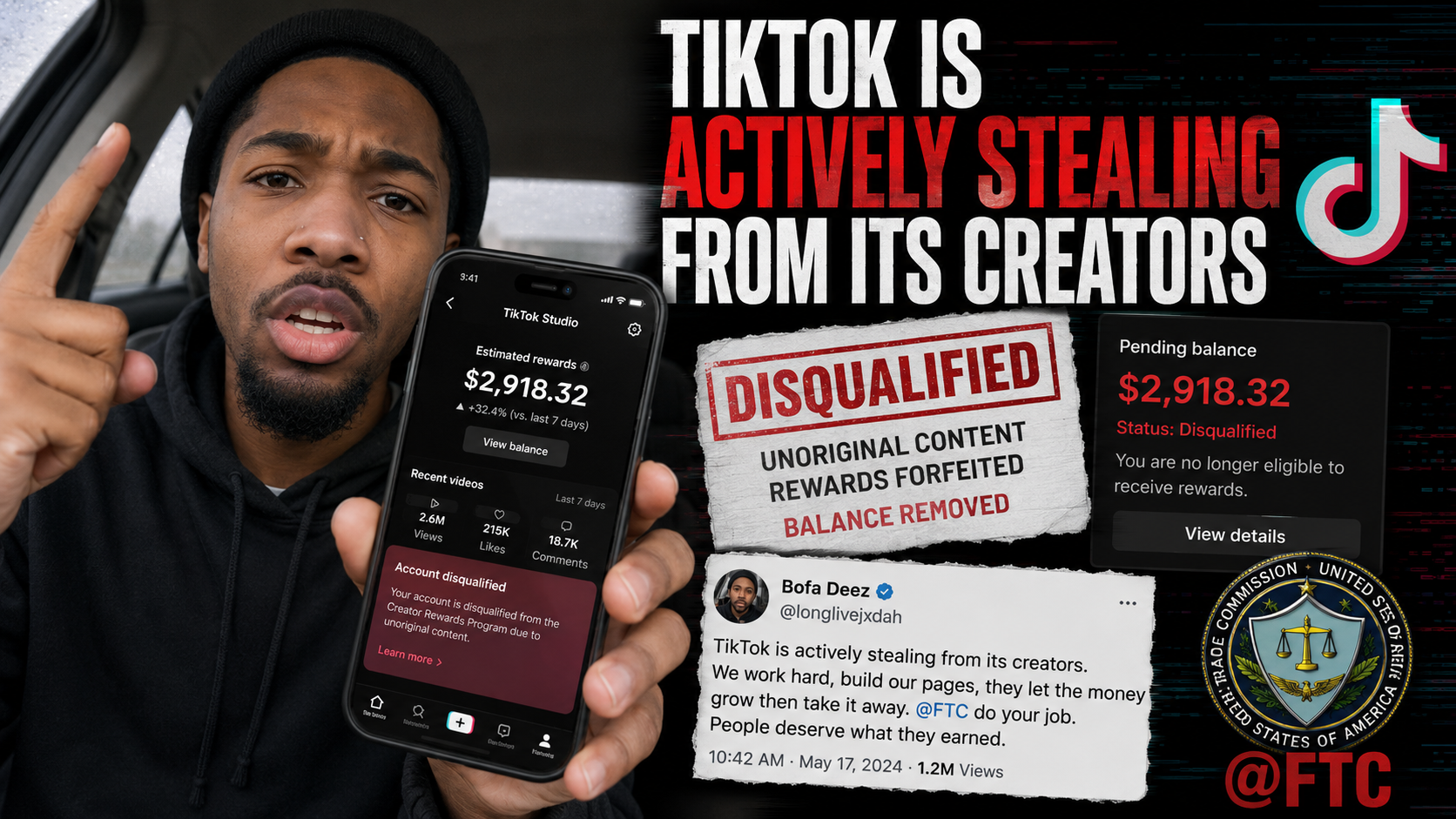 TikTok’s Creator Rewards Trap: High Balances, Sudden Disqualifications, and Vanishing Payouts