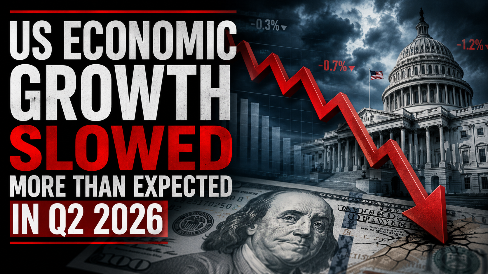 US Economic Growth Slowed More Than Expected in Q2 2026