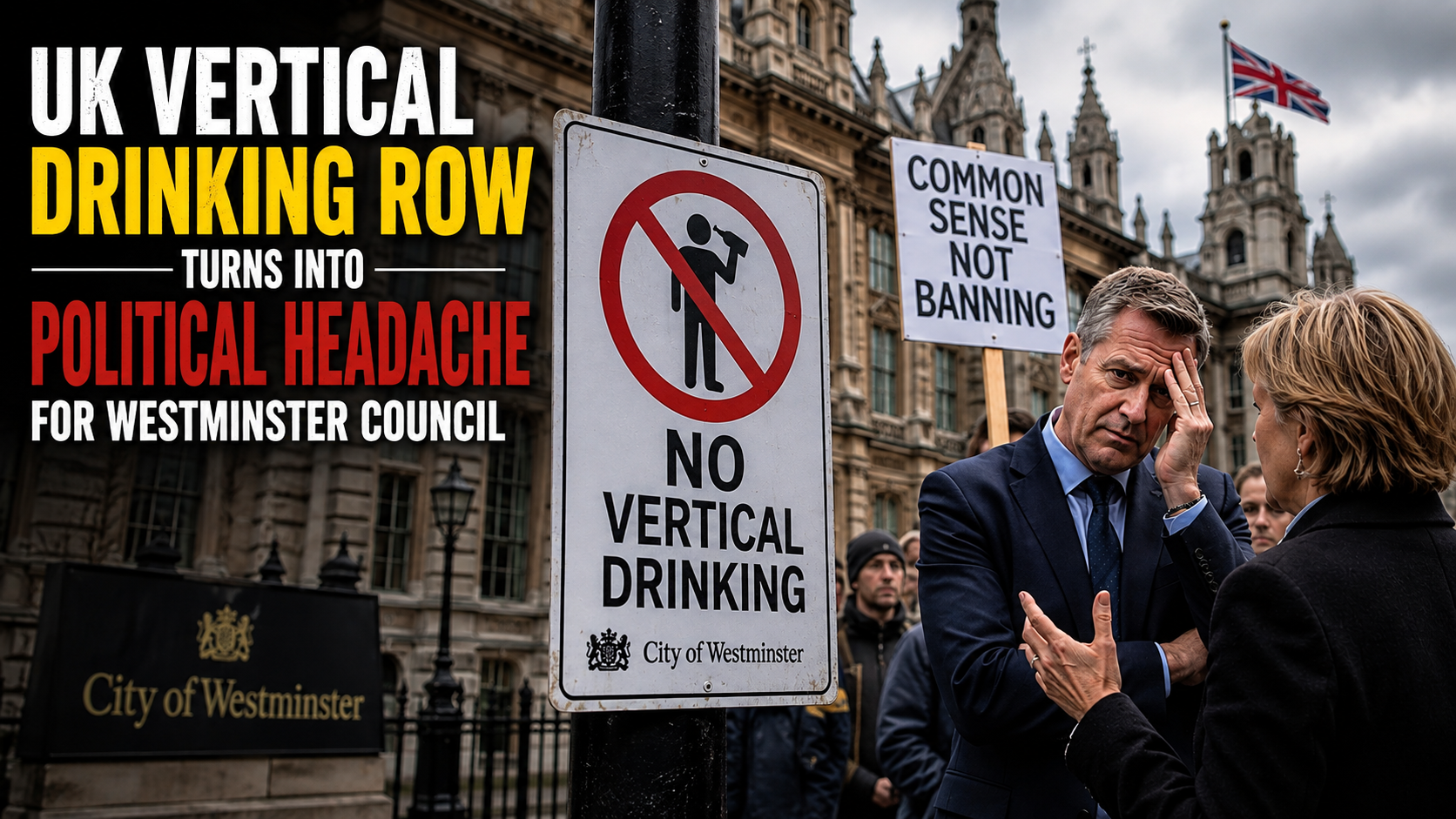UK Vertical Drinking Row Turns into Political Headache for Westminster Council