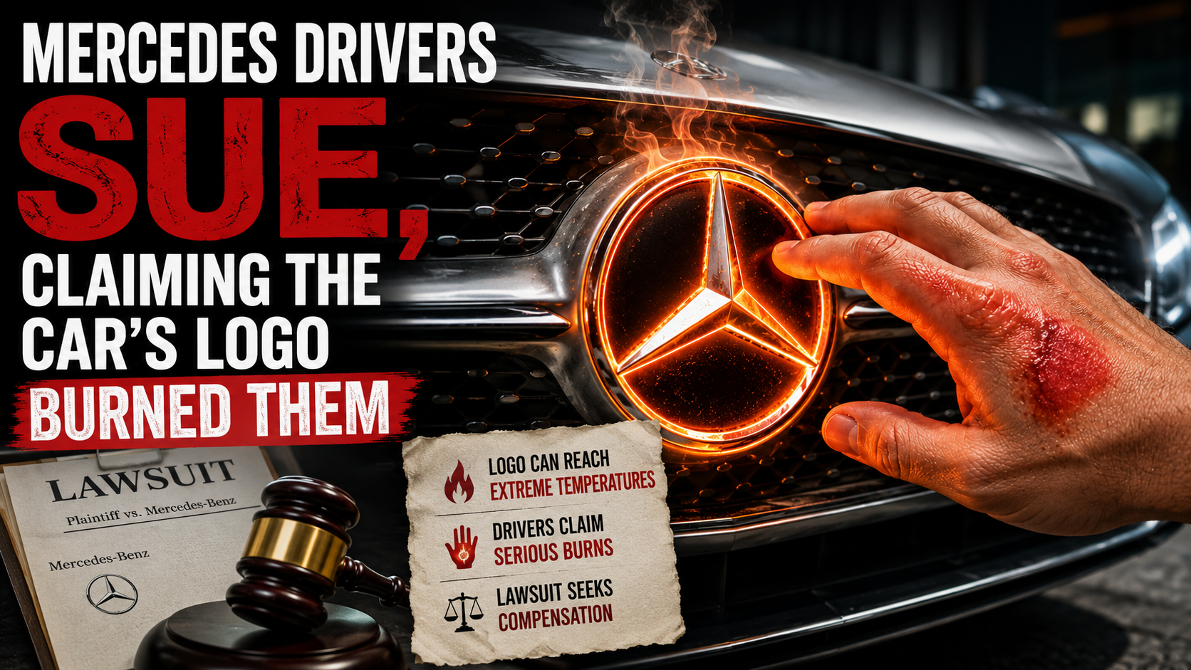 Mercedes AMG Drivers Claim Seat Logos Caused Painful Burns in Lawsuit