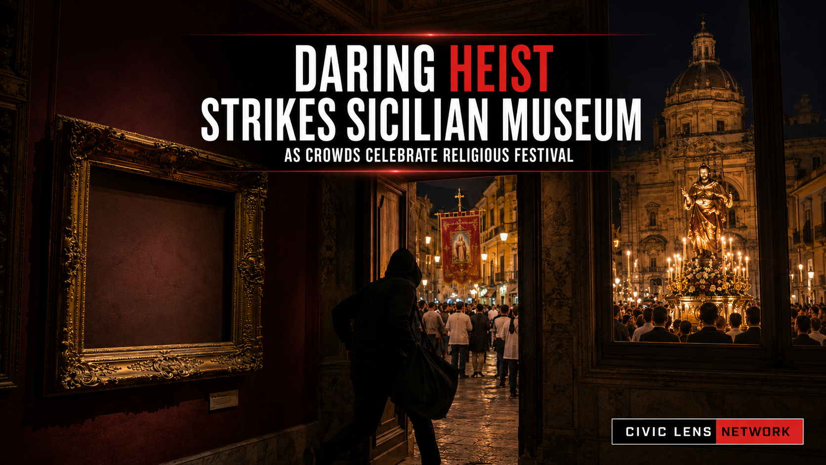 Daring Heist Strikes Sicilian Museum as Crowds Celebrate Religious Festival