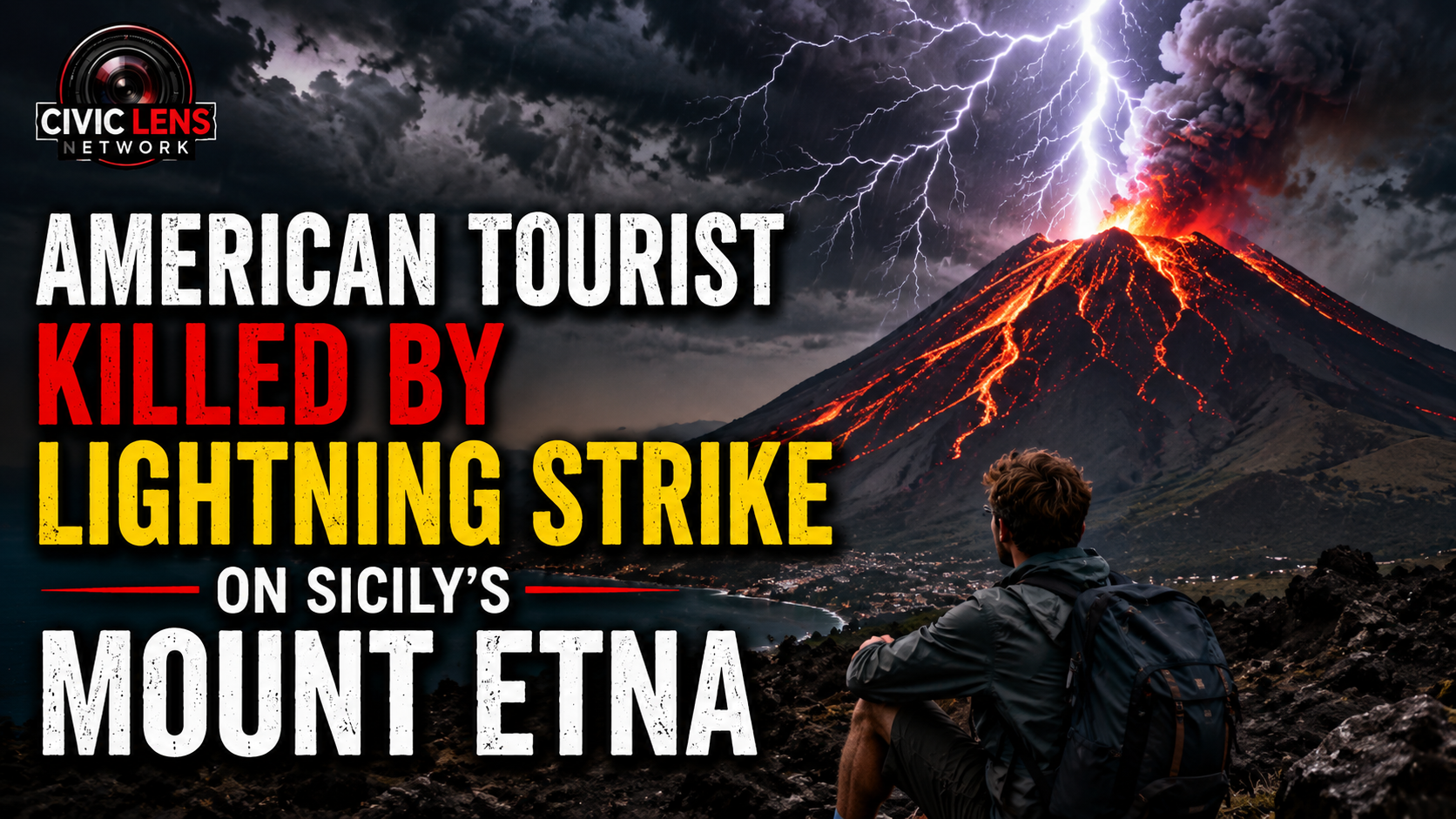American Tourist Killed by Lightning Strike on Sicily’s Mount Etna