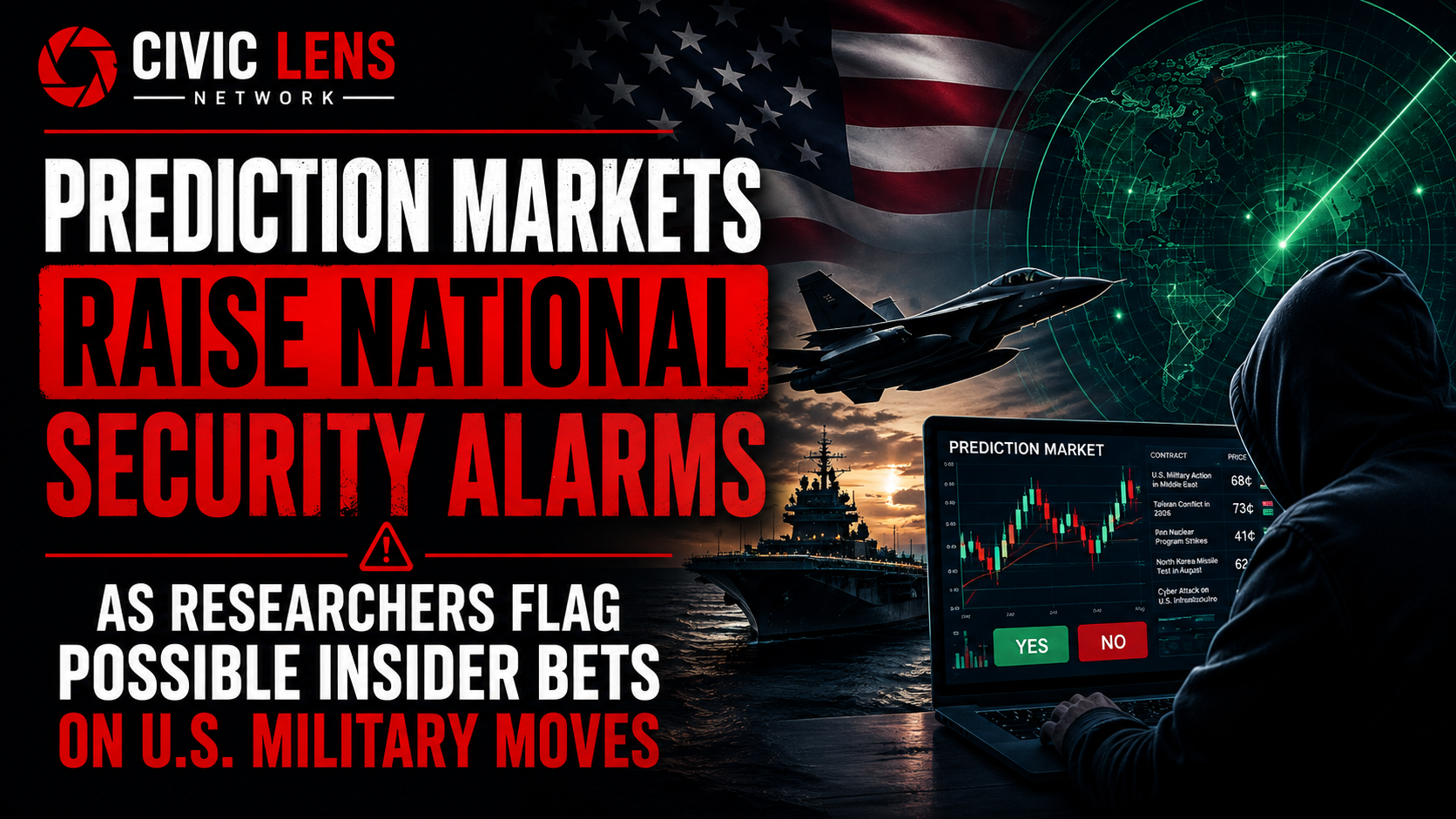 Prediction Markets Raise National Security Alarms as Researchers Flag Possible Insider Bets
