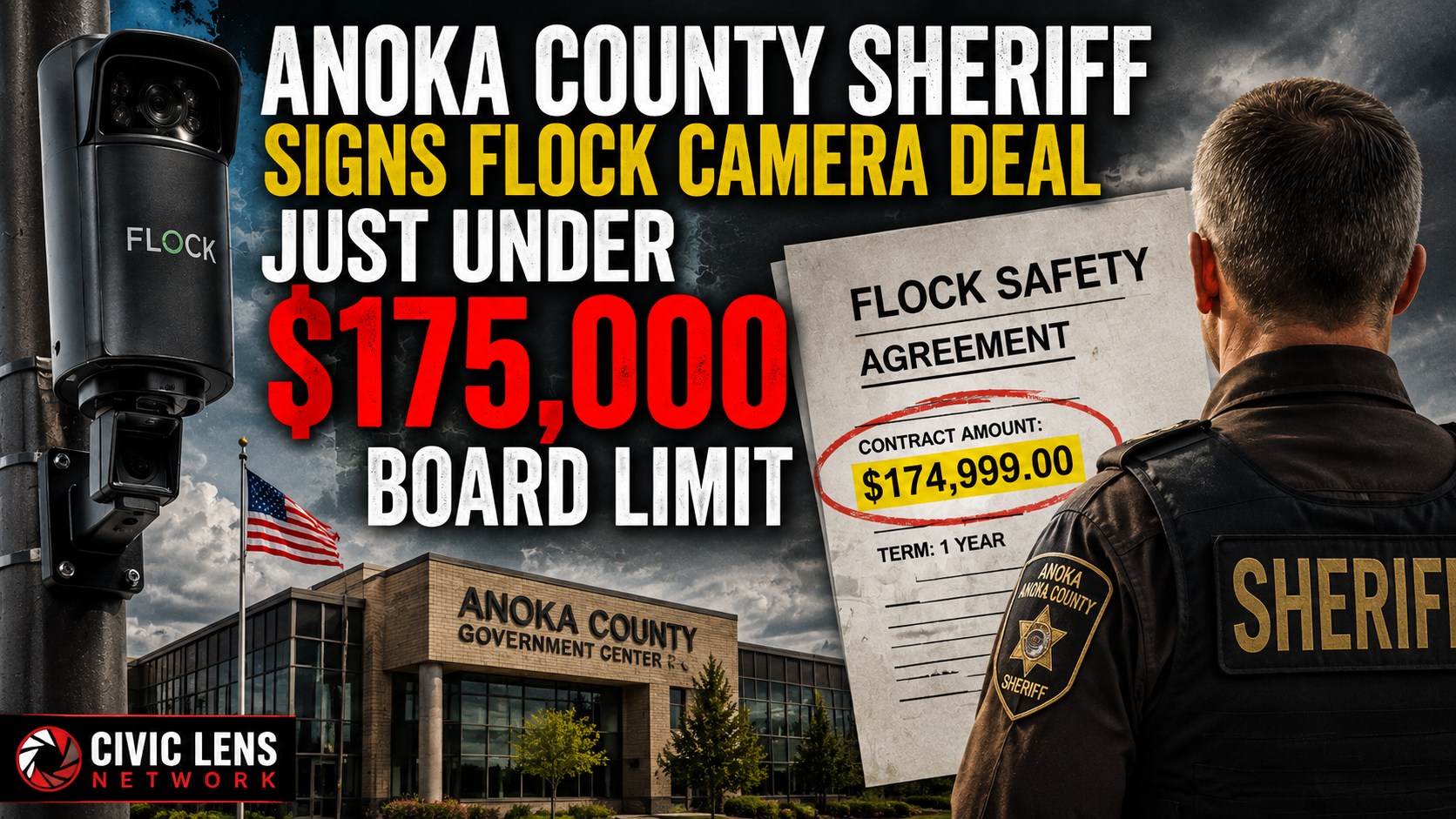 Anoka County Sheriff Signs Flock Camera Deal Just Under $175,000 Board Limit