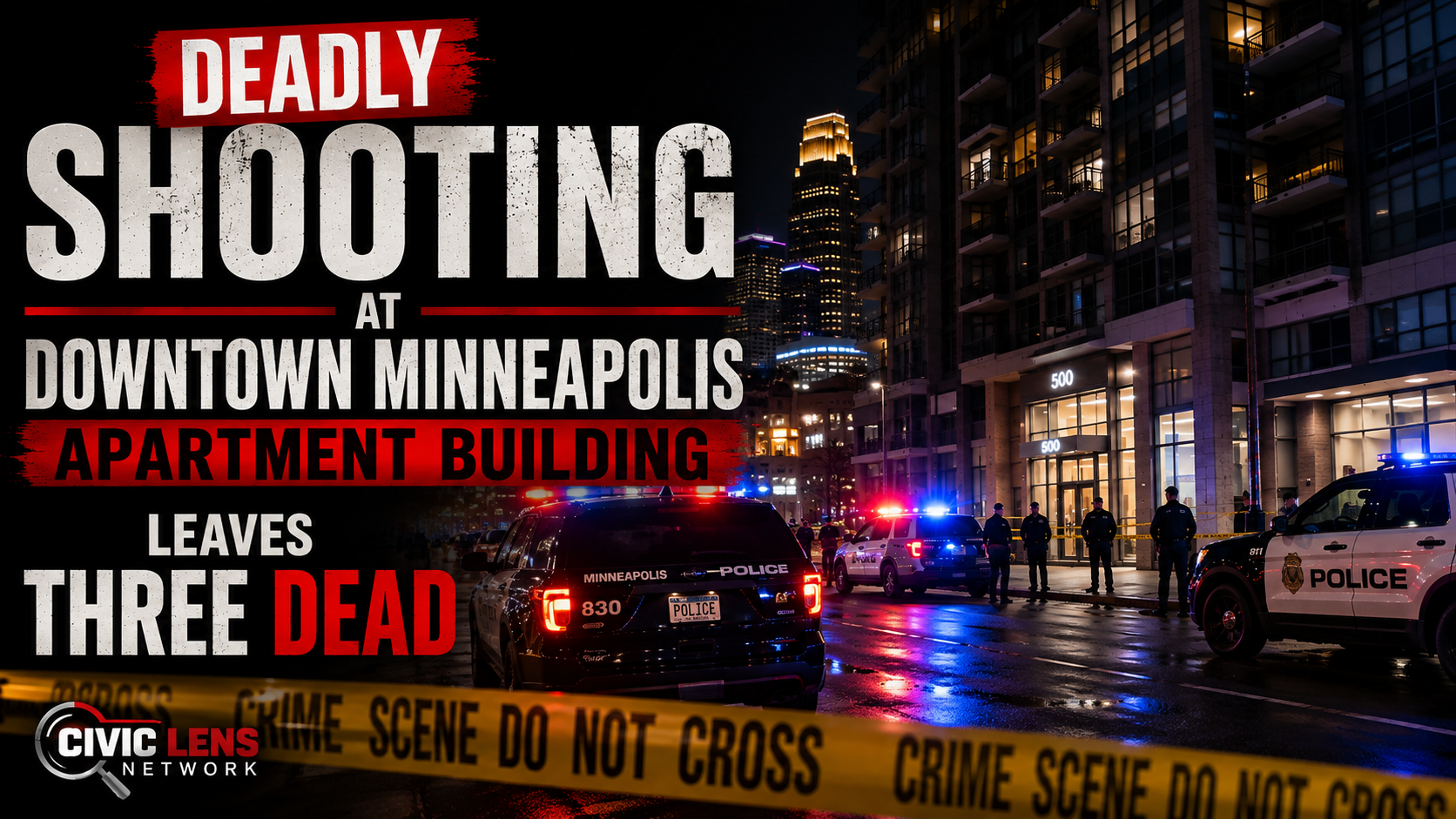 Deadly Shooting at Downtown Minneapolis Apartment Building Leaves Three Dead