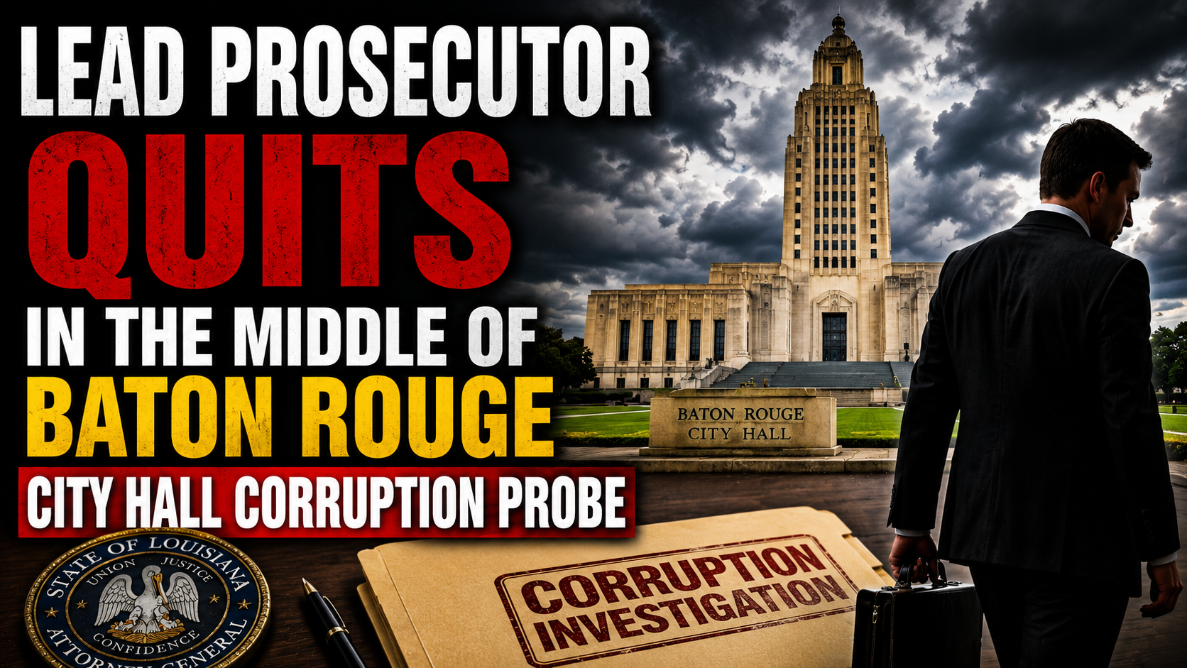 Lead Prosecutor Abruptly Quits in the Middle of Sweeping Baton Rouge City Hall Corruption Probe