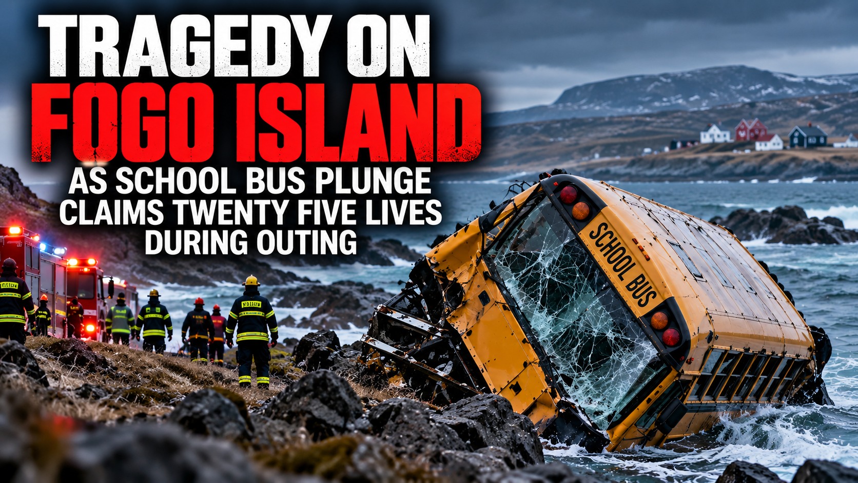 Tragedy On Fogo Island As School Bus Plunge Claims Twenty Five Lives During Outing