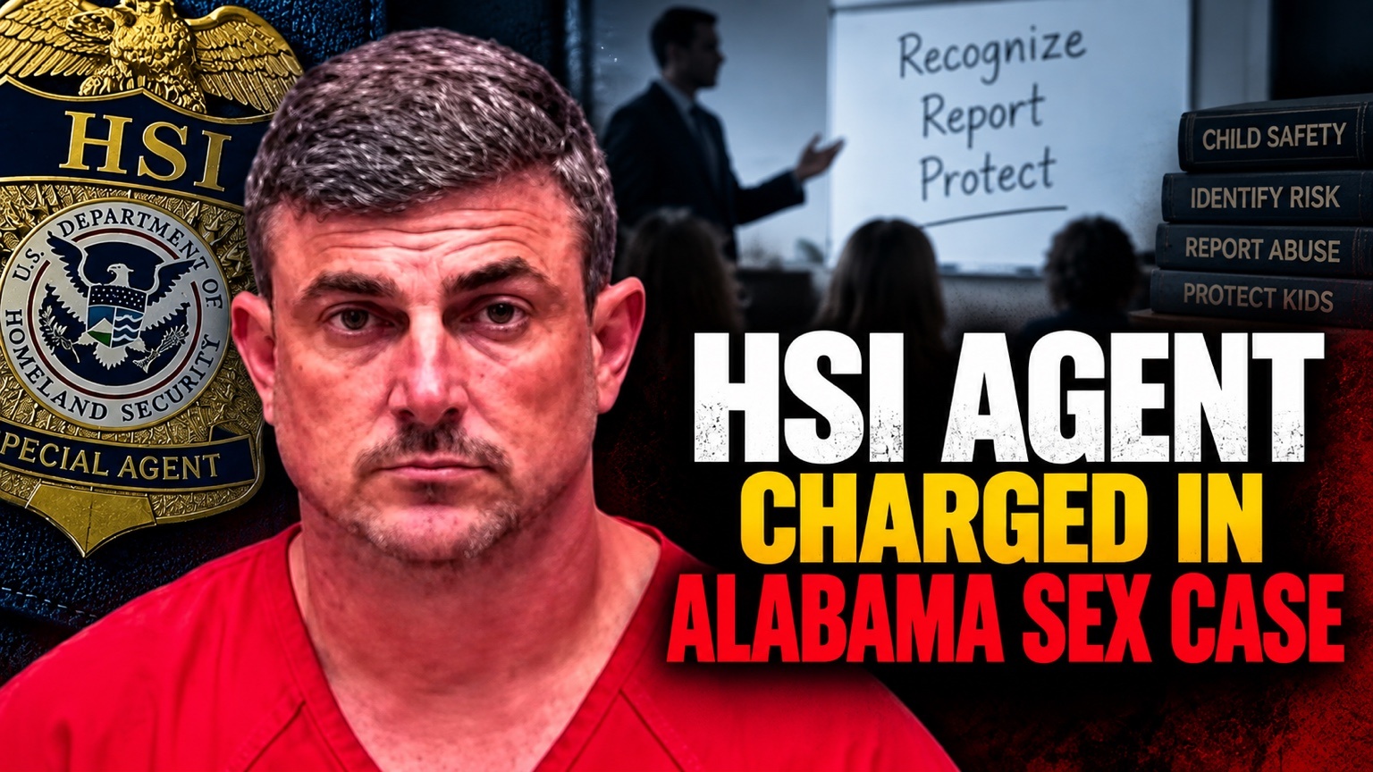 HSI Agent Who Trained Teachers on Child Predators Charged in Alabama Sex Case