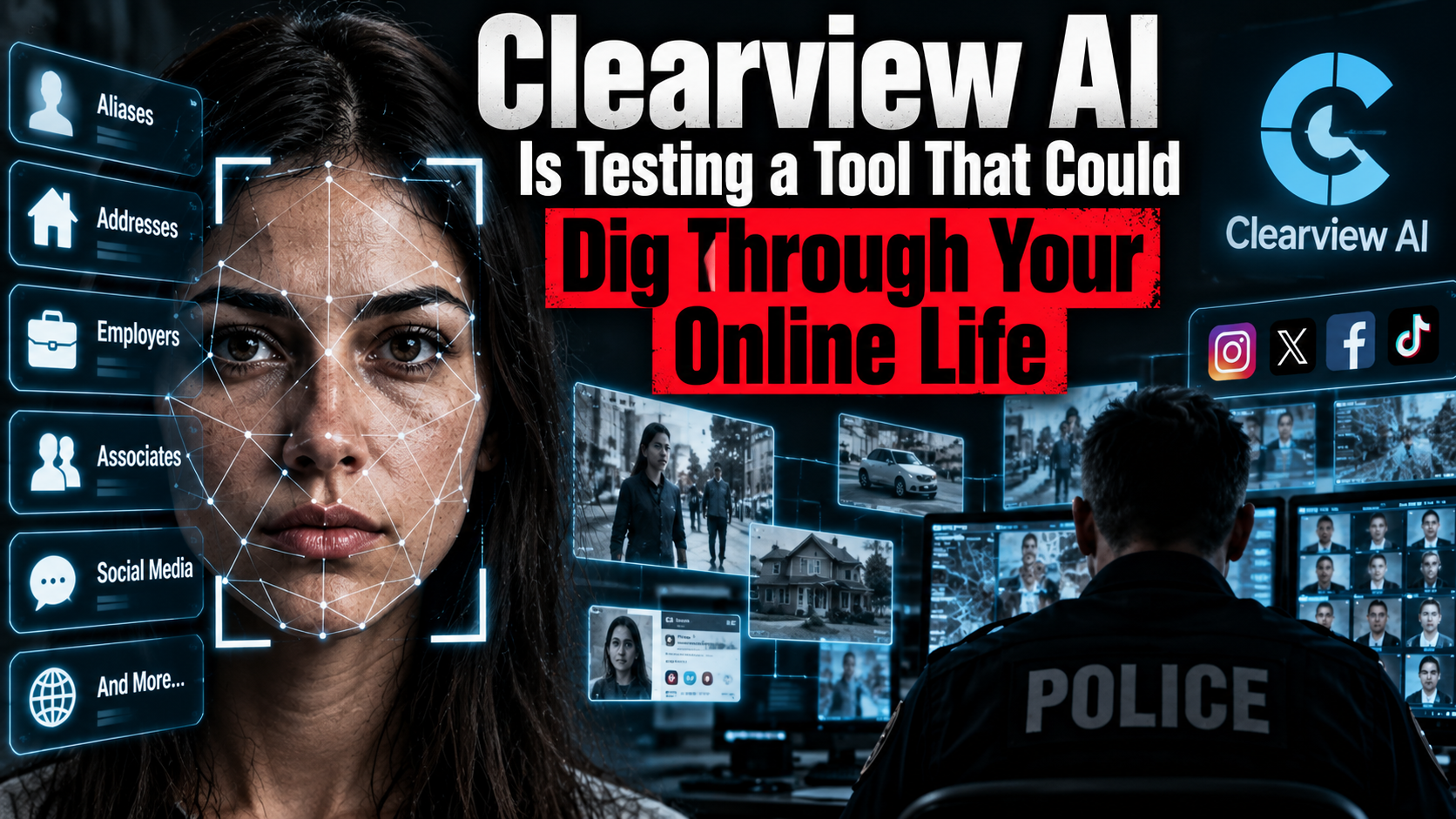 Clearview AI Is Testing a Tool That Could Dig Through Your Online Life