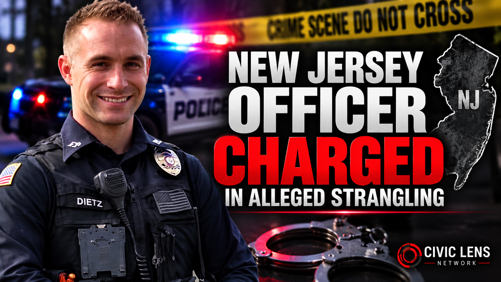 New Jersey Officer Charged in Alleged Strangling