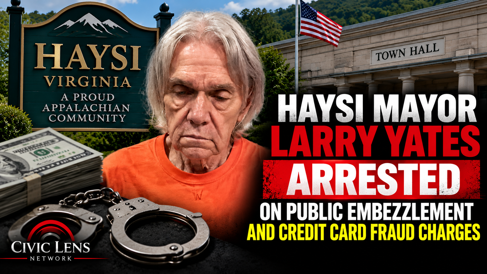 Haysi Mayor Larry Yates Arrested on Public Embezzlement and Credit Card Fraud Charges
