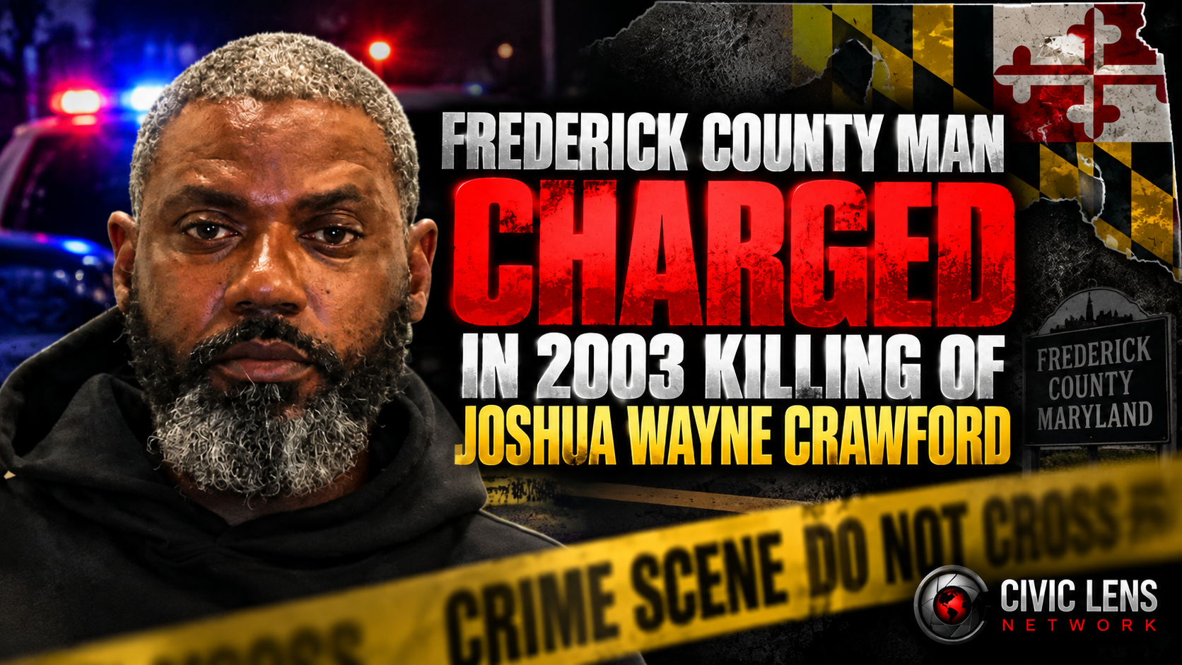Frederick County Man Charged in 2003 Killing of Joshua Wayne Crawford