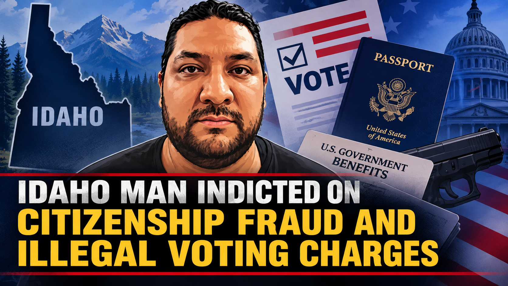Idaho Man Indicted on Citizenship Fraud and Illegal Voting Charges