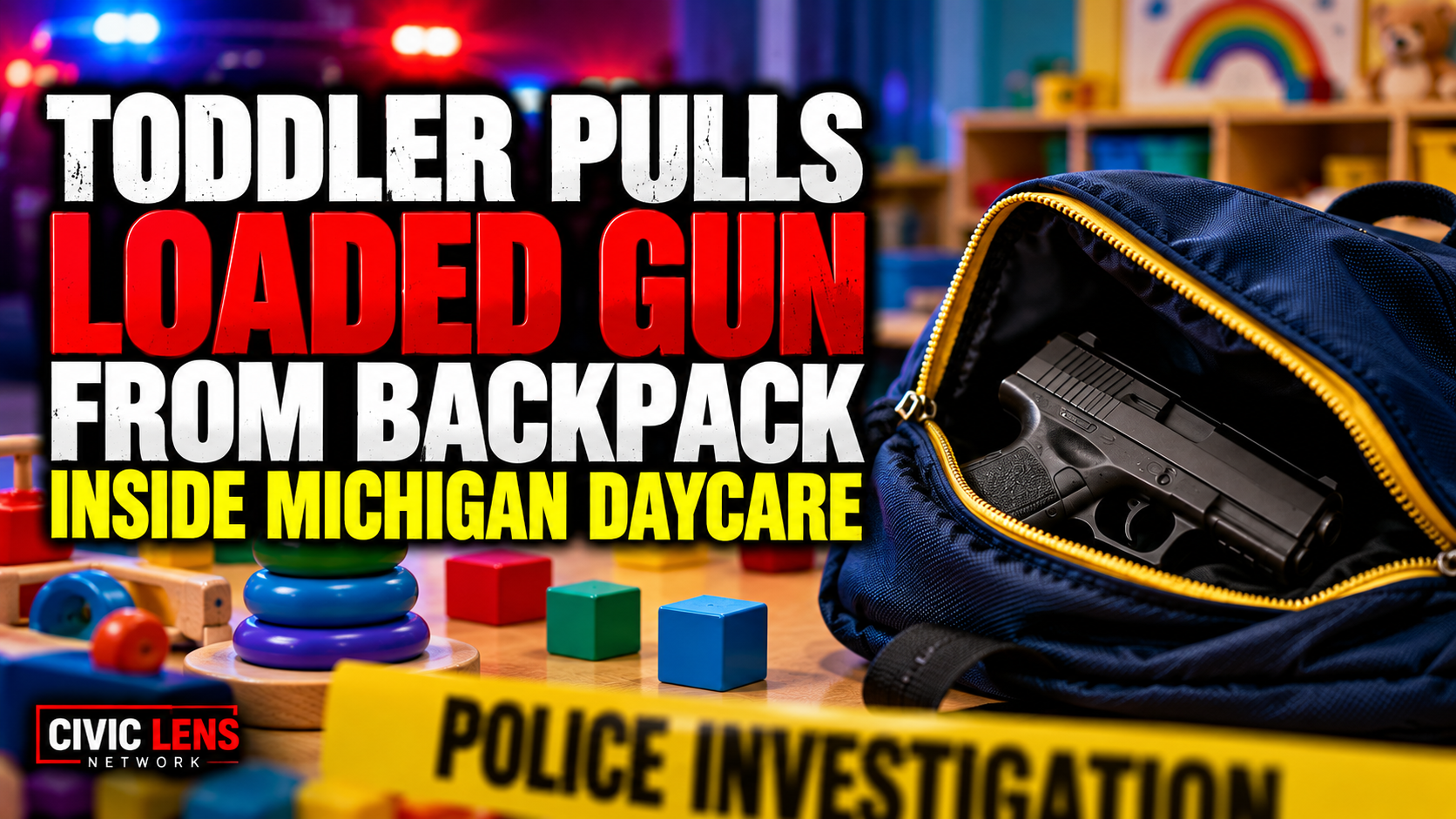 Toddler Pulls Loaded Gun From Backpack Inside Michigan Daycare
