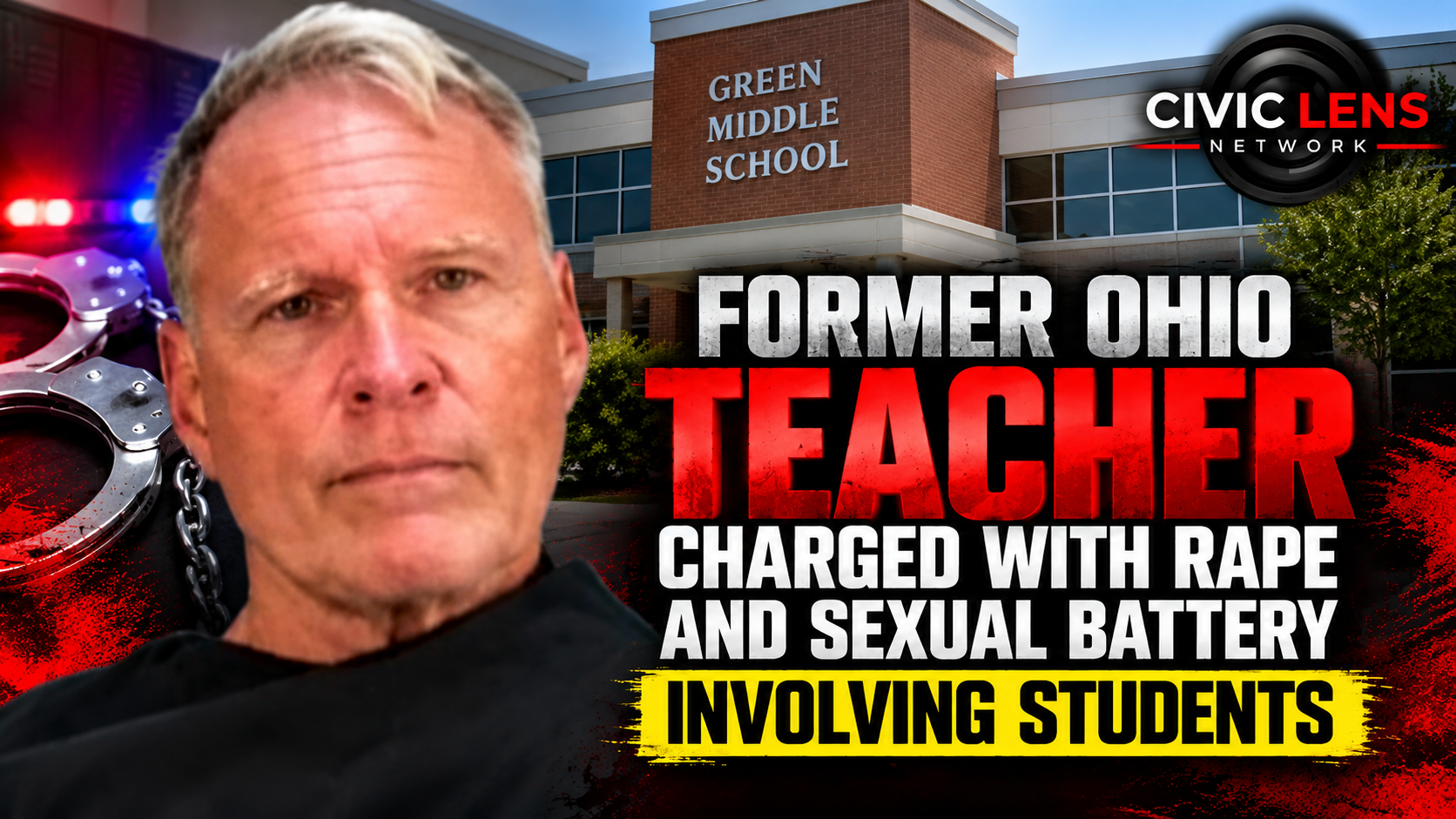 Former Ohio Teacher Charged With Rape and Sexual Battery Involving Students