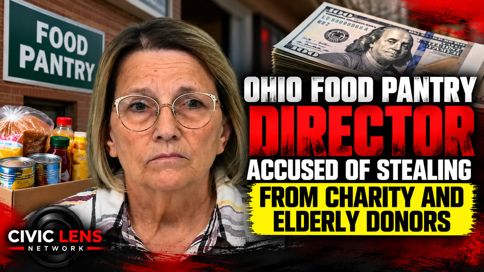 Ohio Food Pantry Director Accused of Stealing From Charity and Elderly Donors