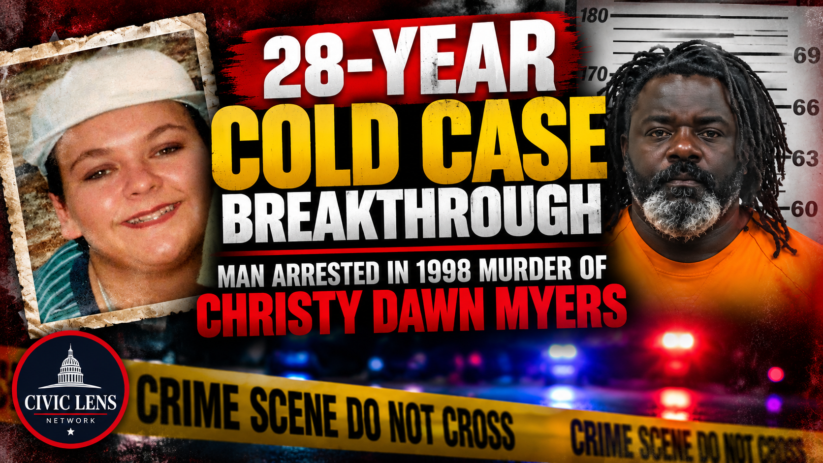 28-Year Cold Case Breakthrough: Man Arrested in 1998 Murder of Christy Dawn Myers