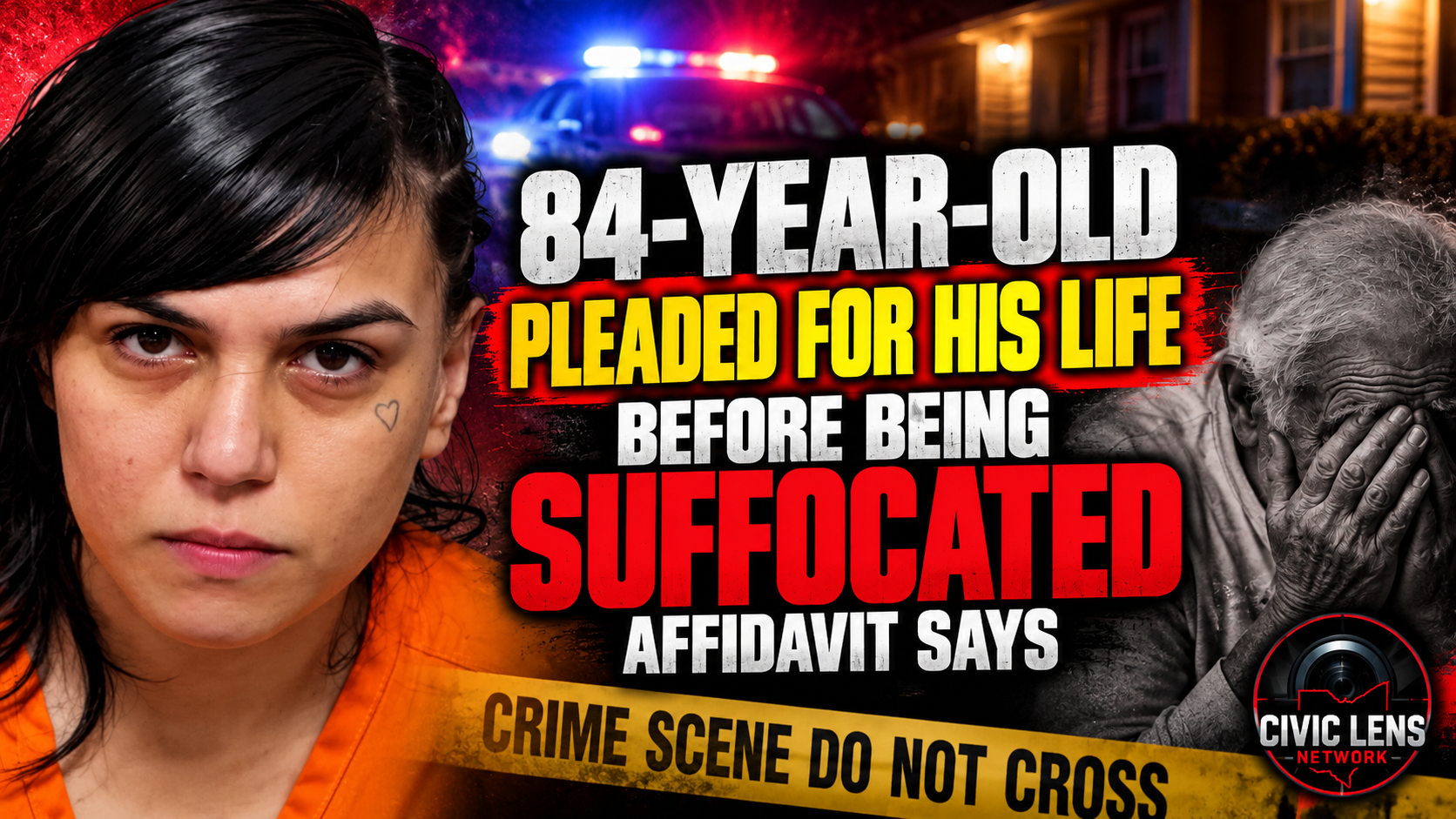84-Year-Old Pleaded for His Life Before Being Suffocated, Affidavit Says
