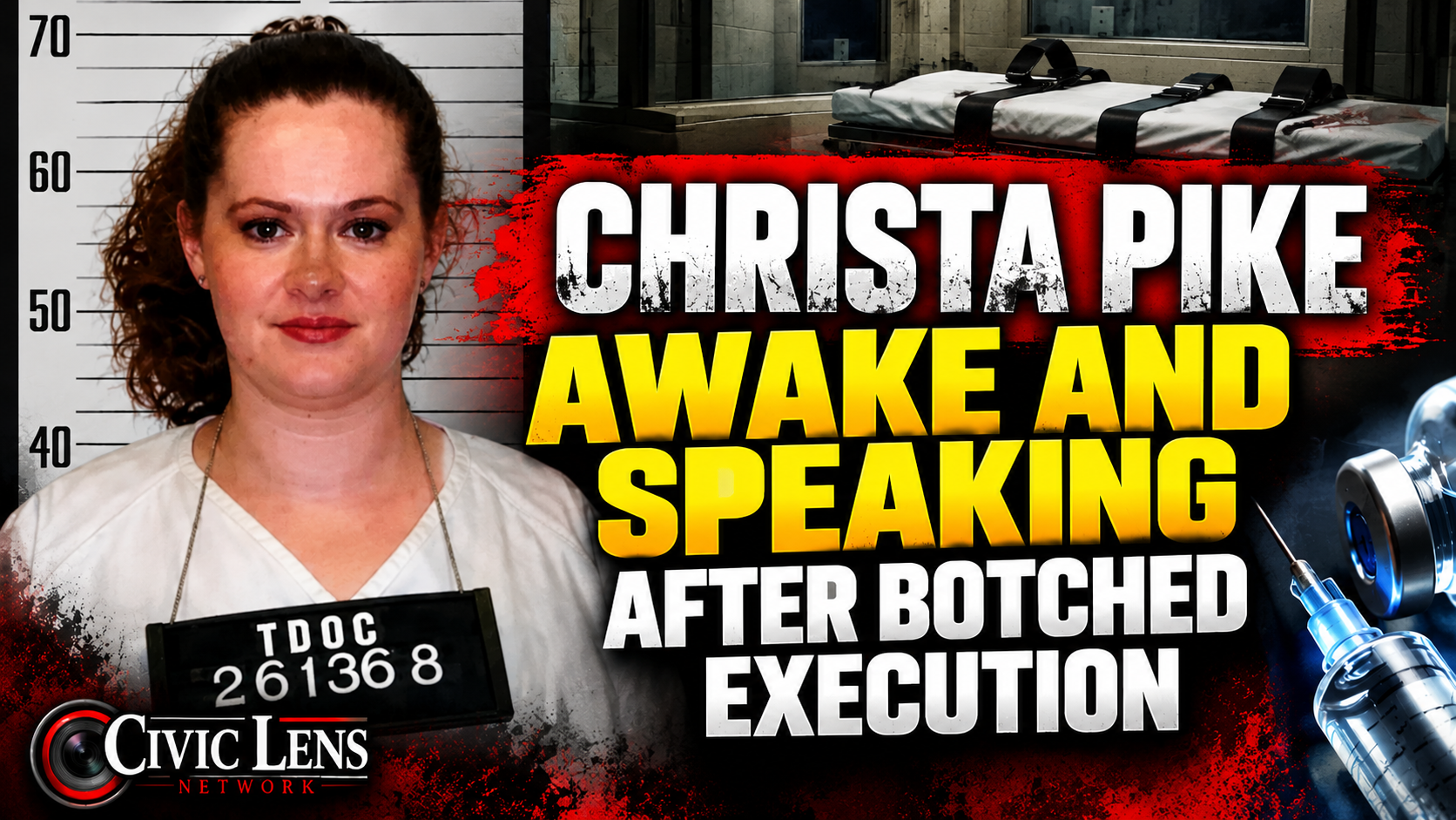 Christa Pike Awake and Speaking After Botched Execution