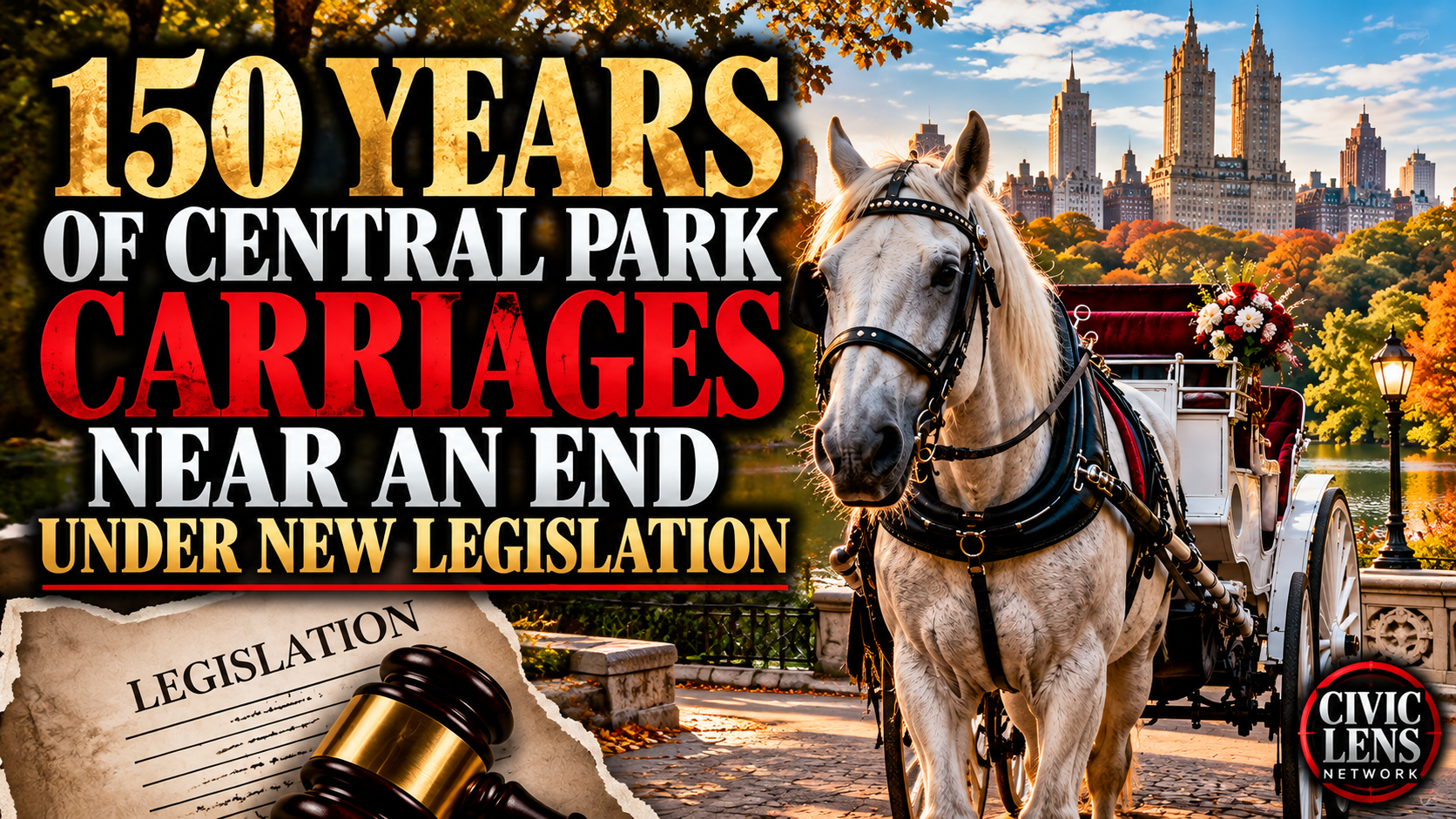 150 Years of Central Park Carriages Near an End Under New Legislation