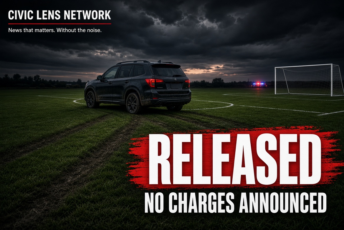 Cops Release Woman Who Drove Across Soccer Field, No Charges Announced