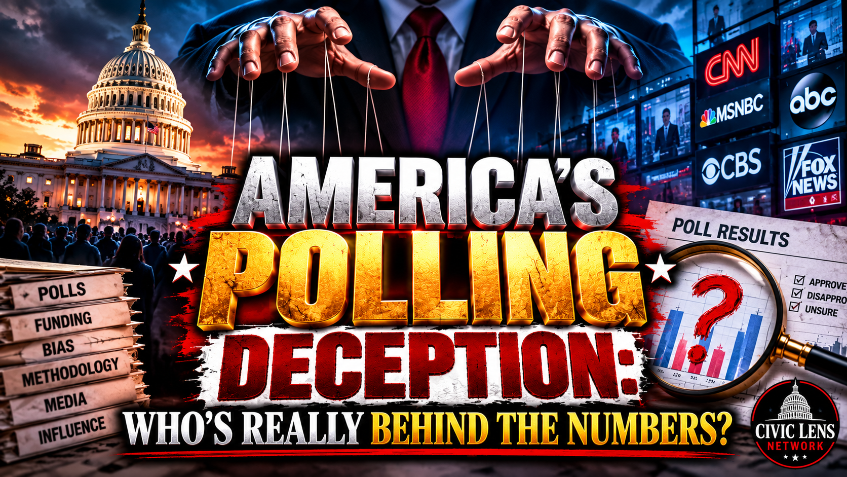 America’s Polling Deception: Who’s Really Behind the Numbers?